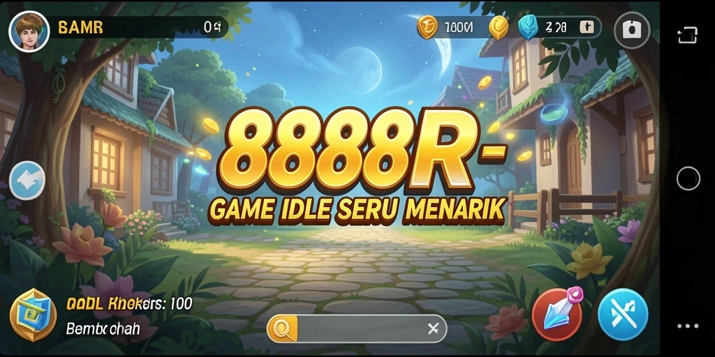 Tampilan gameplay seru di 888R dengan fitur Idle yang menarik.