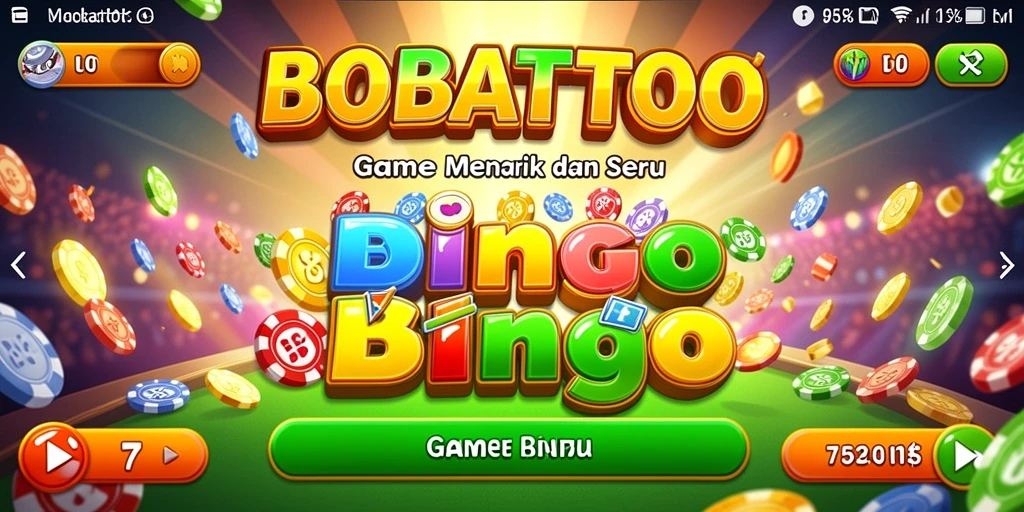 Tampilan gameplay BOBATOTO yang seru dan menarik.