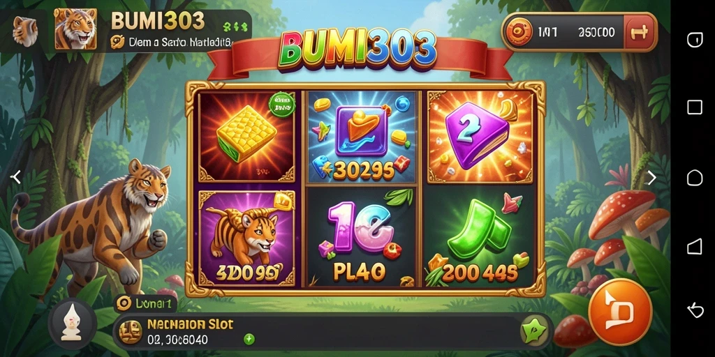 Tampilan menarik dan fitur permainan slot yang menggembirakan.