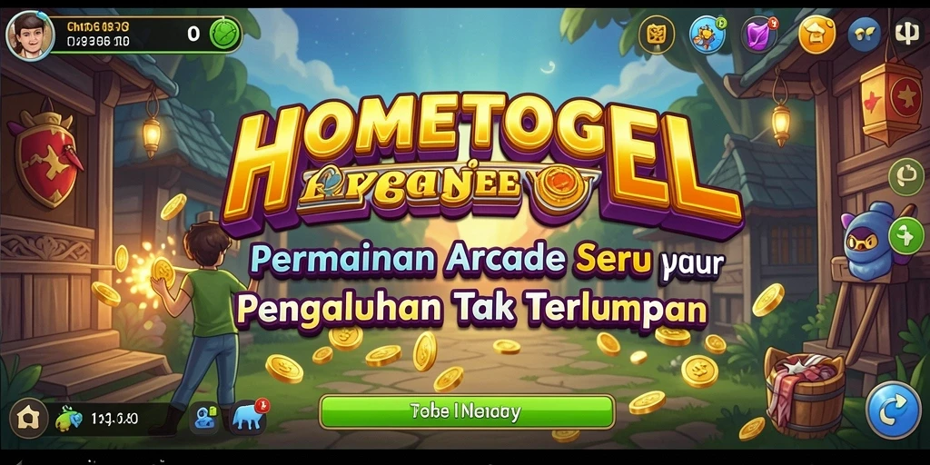 Screenshot menunjukkan aksi seru dalam permainan HOMETOGEL.
