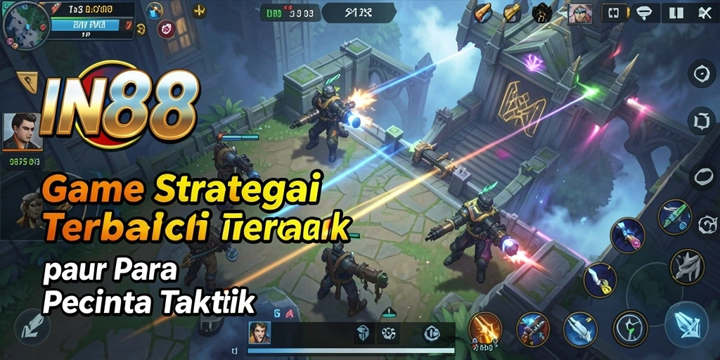 Screenshot utama IN88 menampilkan pertempuran strategi yang mendebarkan.