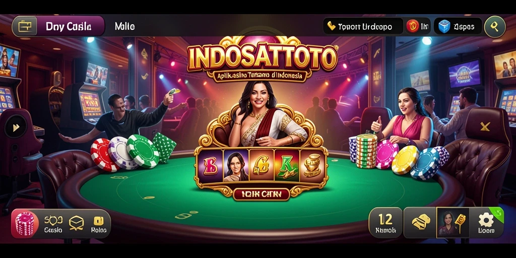 Tampilan gameplay Live Casino yang menegangkan dan interaktif.
