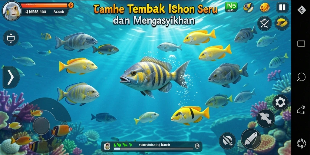 Gameplay Tembak Ikan yang menegangkan dan seru dalam INS55.