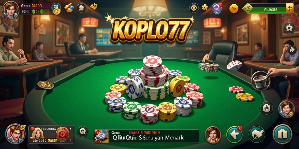 Tampilan gameplay seru dalam KOPLO77 dengan interaksi pemain.
