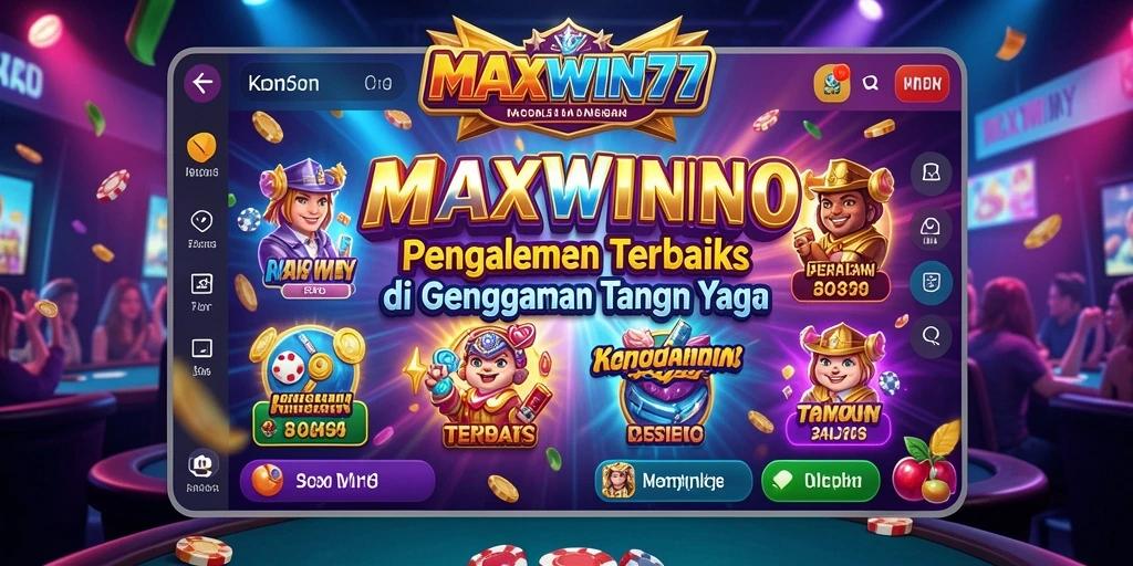 Gameplay seru MAXWIN77 dengan variasi permainan kasino yang menarik.