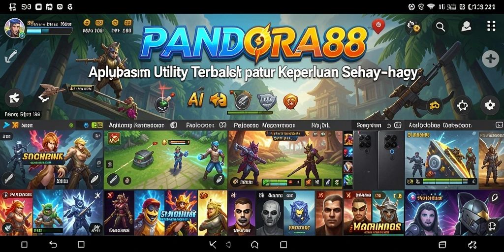 Tampilan antarmuka PANDORA88 yang sederhana dan intuitif.