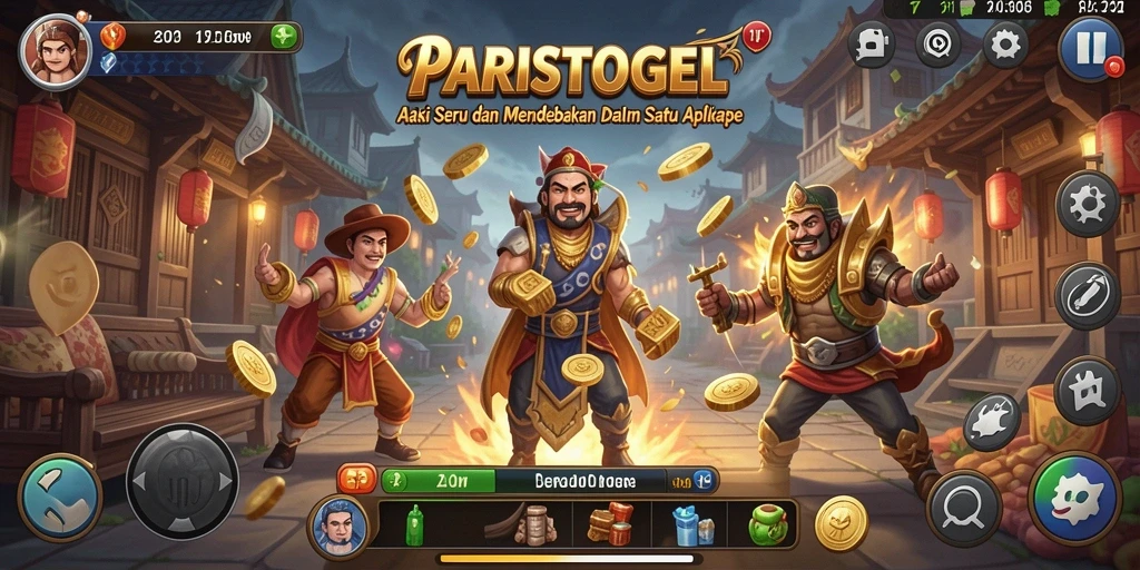 Tangkapan layar gameplay PARISTOGEL menampilkan aksi mendebarkan dan grafis menawan.