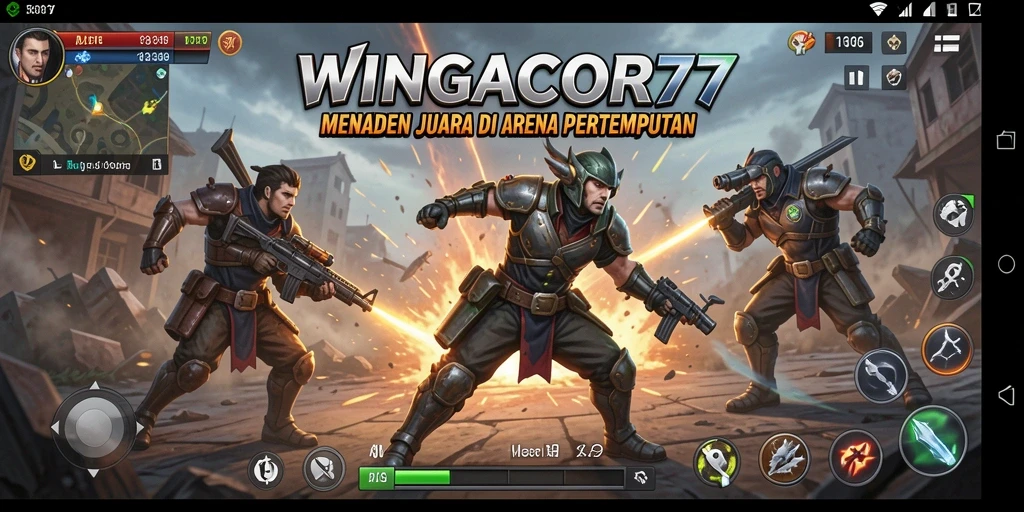 Tangkapan layar utama WINGACOR77 menunjukkan pertempuran seru di medan perang.